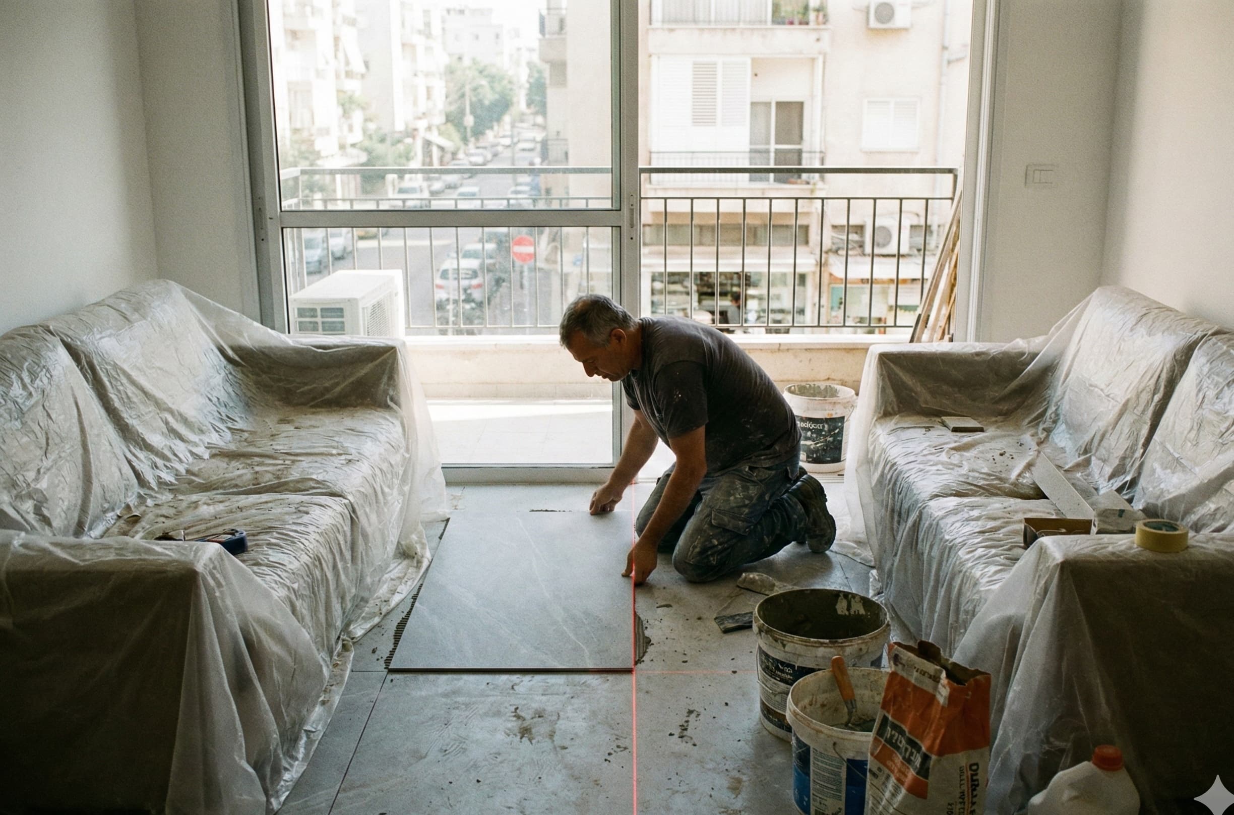 ריצוף וחיפוי קירות